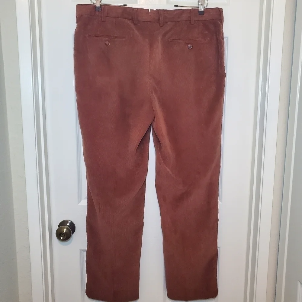 Peter Millar Nanoluxe Men’s Classic Corduroy Pants Sz: 38x30 Brown